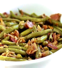 Load image into Gallery viewer, Smothered Green Beans with Smoked Bacon
